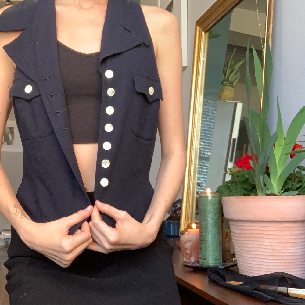 Vintage blue button up